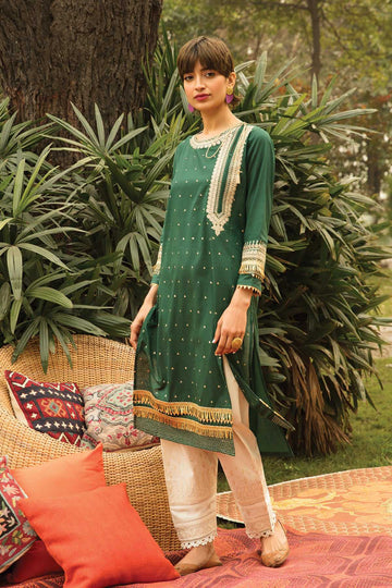 Khaadi ETE20394 GREEN Lawn Pret 2021